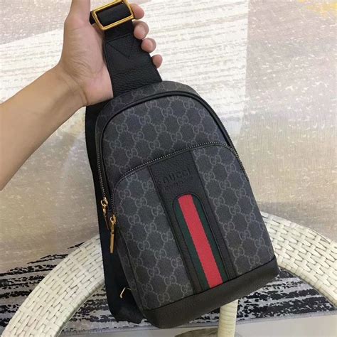 gucci man bags replica|gucci sling backpack.